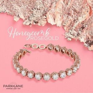 Park Lane Rose Gold Honeycomb Bracelet